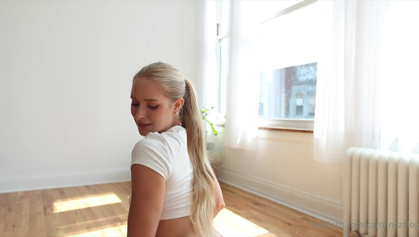 Caroline Zalog - Sexy Panties Try On Close Up