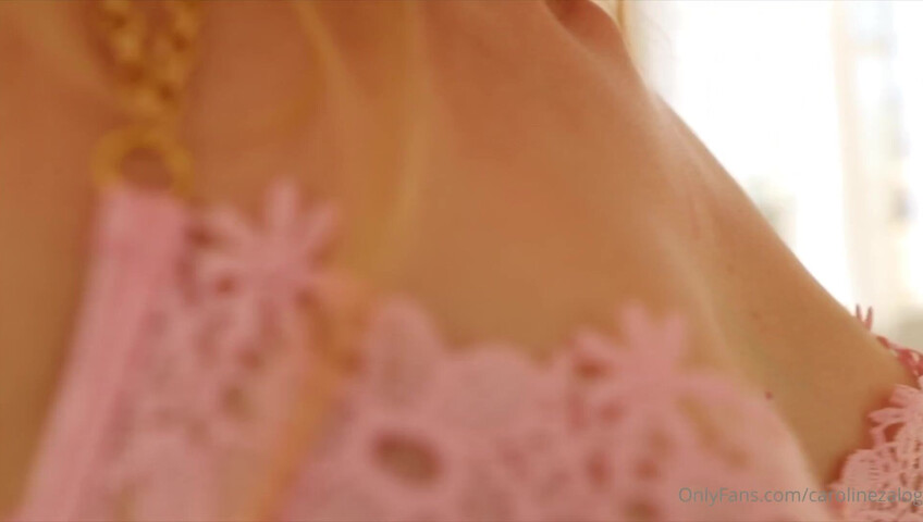 Caroline Zalog - Under My Pink Dress POV