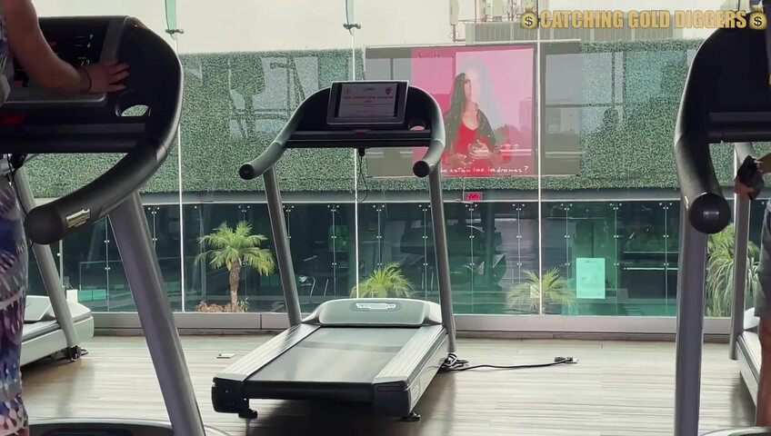 Catching Gold Diggers - Fucking A Colombian Hot Ass Gym Slut