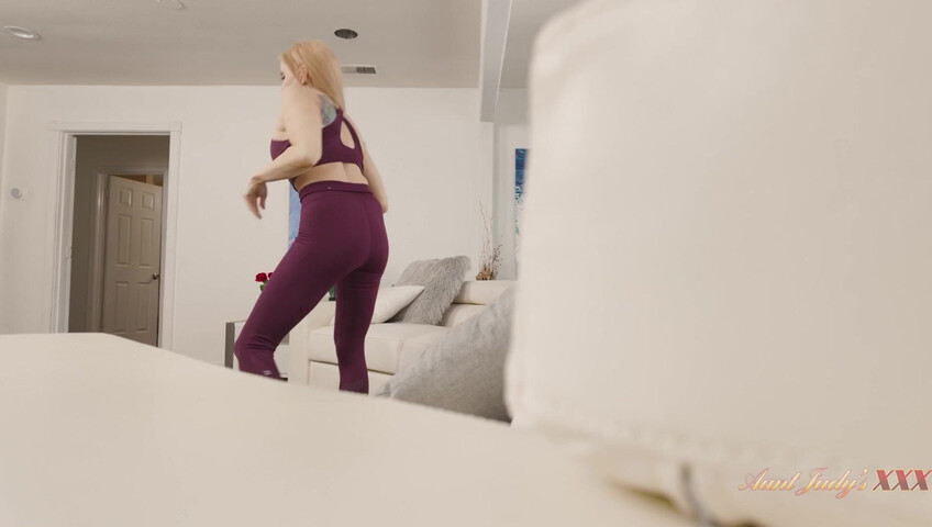 Christie Stevens - Your Step-Auntie Catches You Spying on Her Workout