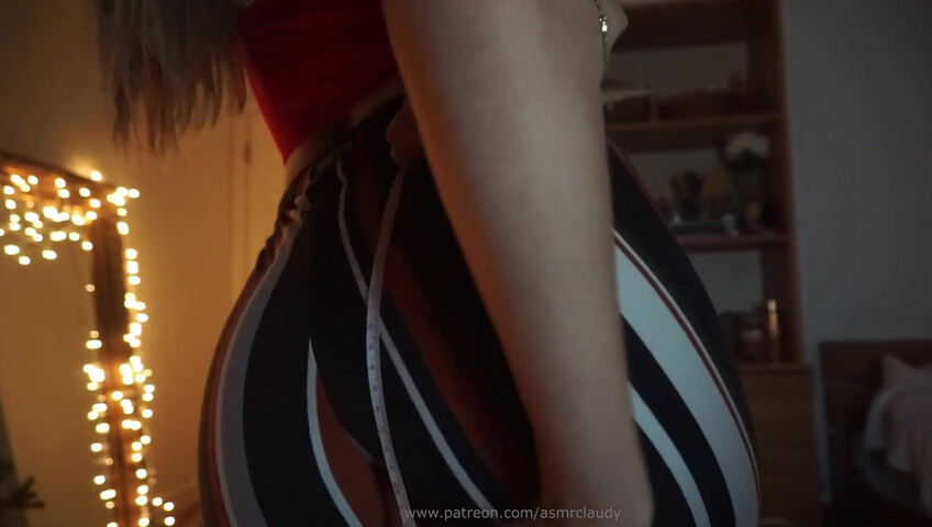 Claudy ASMR - 2 May 2021 - Leggings Booty Measure - Extra Video 2000 patrons Goal