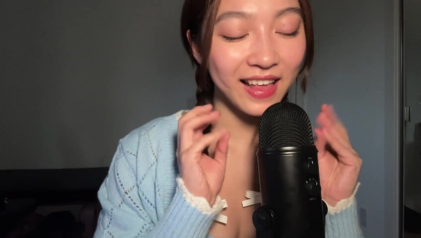 Cloud Crystal ASMR Patreon - 10 April 2024 - Spit Painting Your Face with a Light Saber