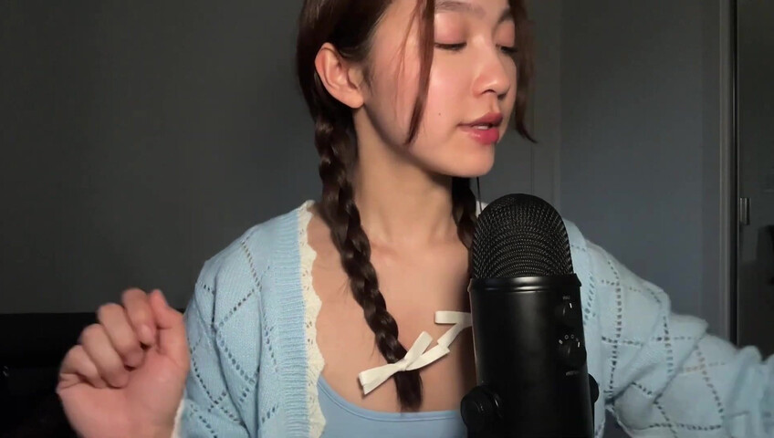 Cloud Crystal ASMR Patreon - 10 April 2024 - Spit Painting Your Face with a Light Saber