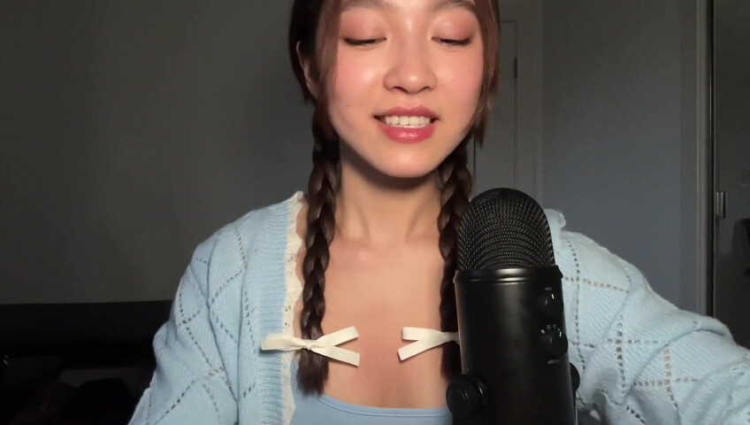 Cloud Crystal ASMR Patreon - 10 April 2024 - Spit Painting Your Face with a Light Saber