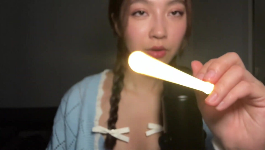 Cloud Crystal ASMR Patreon - 10 April 2024 - Spit Painting Your Face with a Light Saber