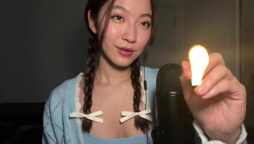 Cloud Crystal ASMR Patreon - 10 April 2024 - Spit Painting Your Face with a Light Saber