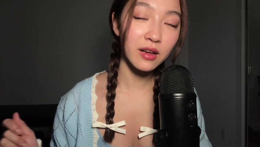 Cloud Crystal ASMR Patreon - 10 April 2024 - Spit Painting Your Face with a Light Saber