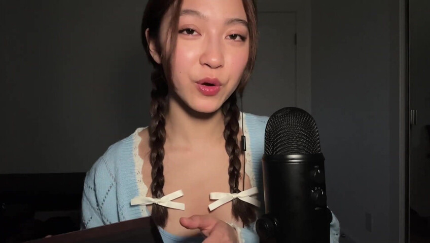 Cloud Crystal ASMR Patreon - 10 April 2024 - Spit Painting Your Face with a Light Saber