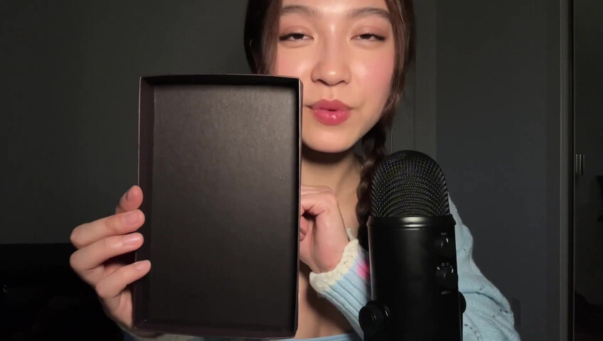 Cloud Crystal ASMR Patreon - 10 April 2024 - Spit Painting Your Face with a Light Saber