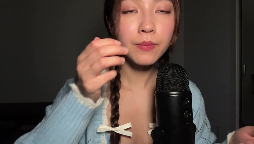 Cloud Crystal ASMR Patreon - 10 April 2024 - Spit Painting Your Face with a Light Saber