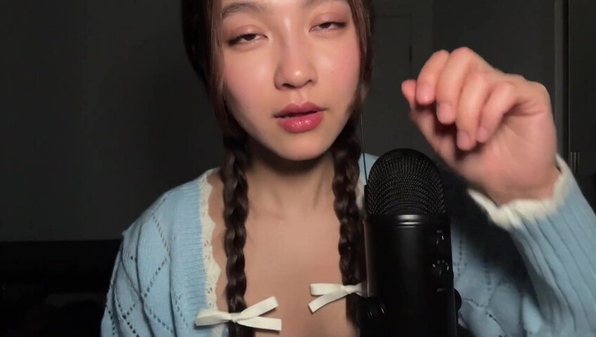 Cloud Crystal ASMR Patreon - 10 April 2024 - Spit Painting Your Face with a Light Saber