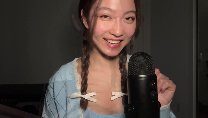 Cloud Crystal ASMR Patreon - 10 April 2024 - Spit Painting Your Face with a Light Saber