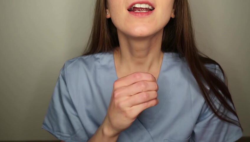 CuteGirlfriend ASMR - Medical Exam Turns Into JOI