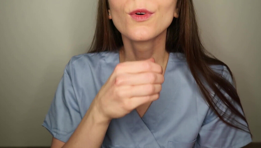 CuteGirlfriend ASMR - Medical Exam Turns Into JOI