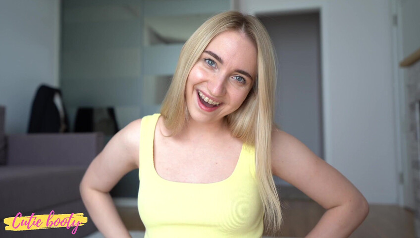 Cutie booty - JOI Sister Masturbates 4K