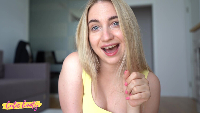 Cutie booty - JOI Sister Masturbates 4K