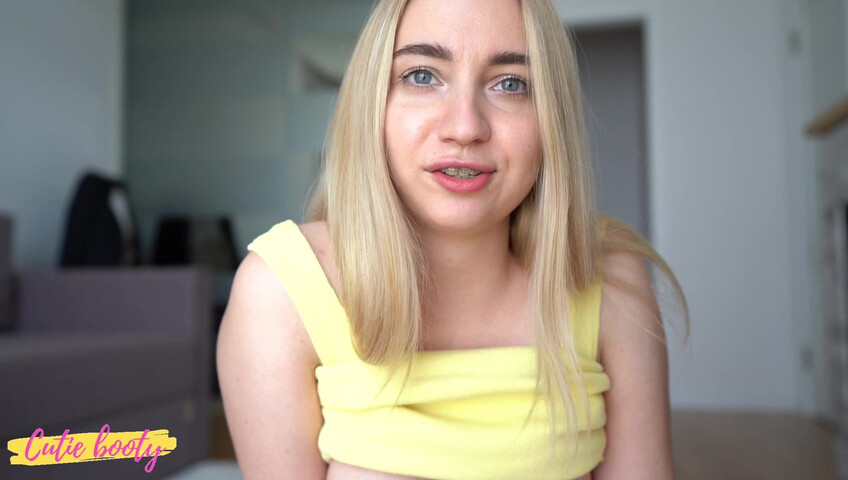 Cutie booty - JOI Sister Masturbates 4K