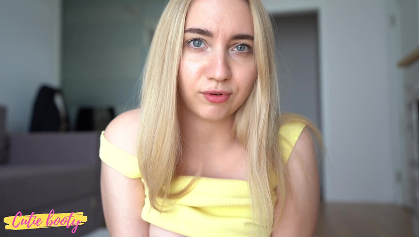 Cutie booty - JOI Sister Masturbates 4K