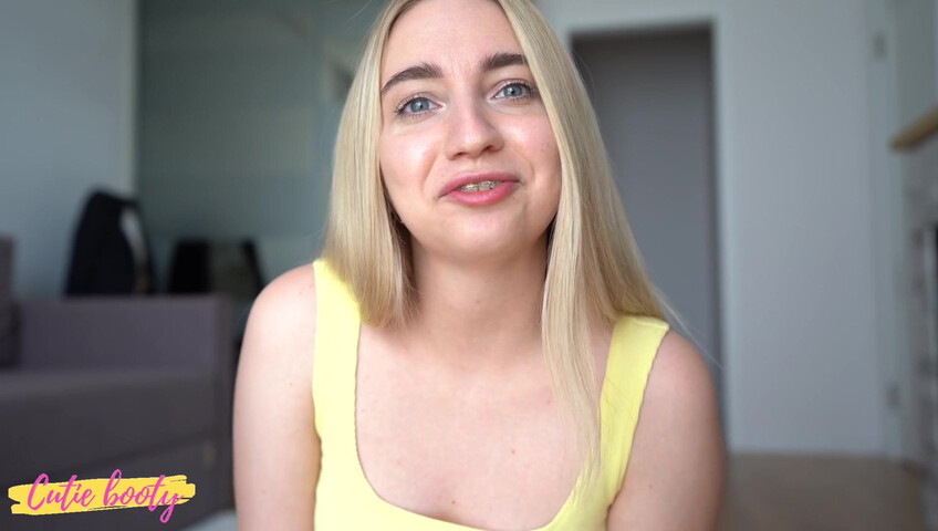 Cutie booty - JOI Sister Masturbates 4K