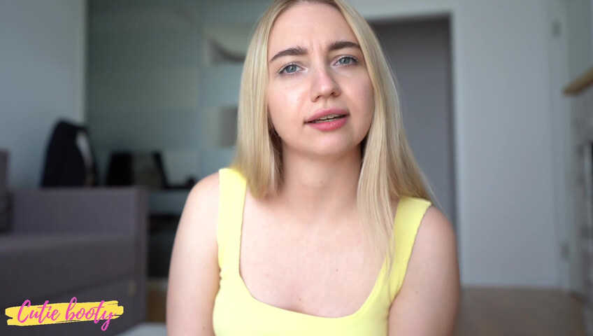 Cutie booty - JOI Sister Masturbates 4K