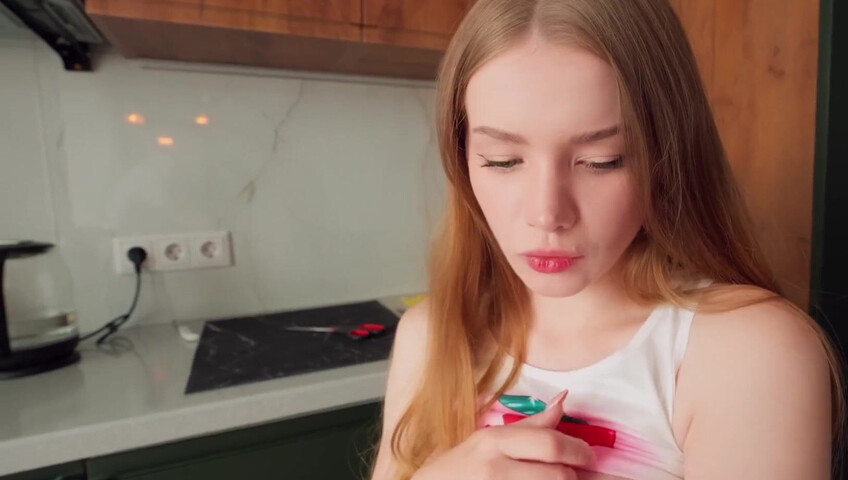 Diana Rider - Stepsister Lost Her Wet Tight Pussy In Truth Or Dare Game!