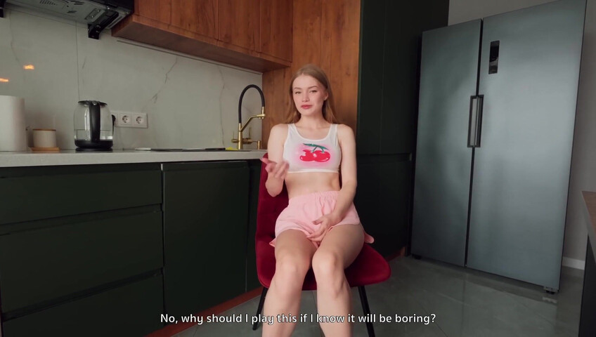 Diana Rider - Stepsister Lost Her Wet Tight Pussy In Truth Or Dare Game!