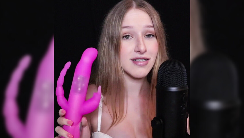 Diddly ASMR - 30 April 2021 - Vibrator sounds right up in the mic