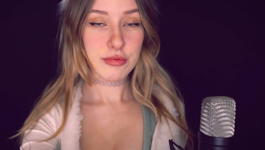 Diddly ASMR - Cat Girl Stroking 2 Mics