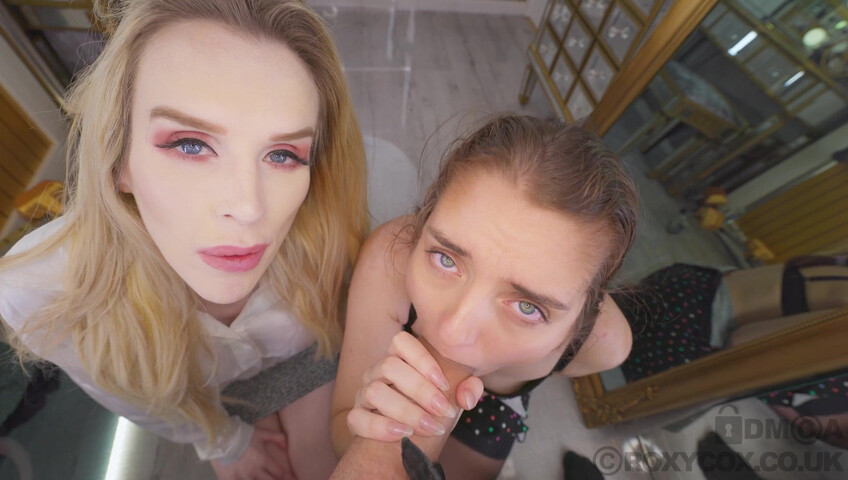 [4K] Roxy Cox - Stepmom Sses Thief Step-Daughter Holes As Payment