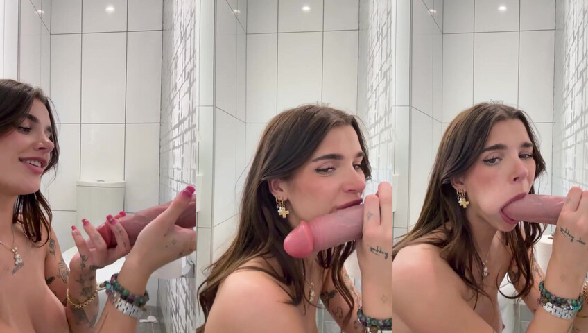 arikytsya - Wall Dildo Blowjob