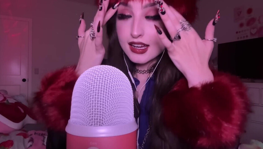 beebee ASMR - Intense Bare Mic Scratching - Mouth Sounds