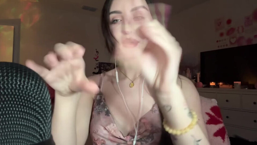 beebee asmr - ASMR - Collarbone Tapping, Hand Sounds, Mouth Sounds, Rambling