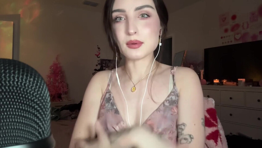 beebee asmr - ASMR - Collarbone Tapping, Hand Sounds, Mouth Sounds, Rambling