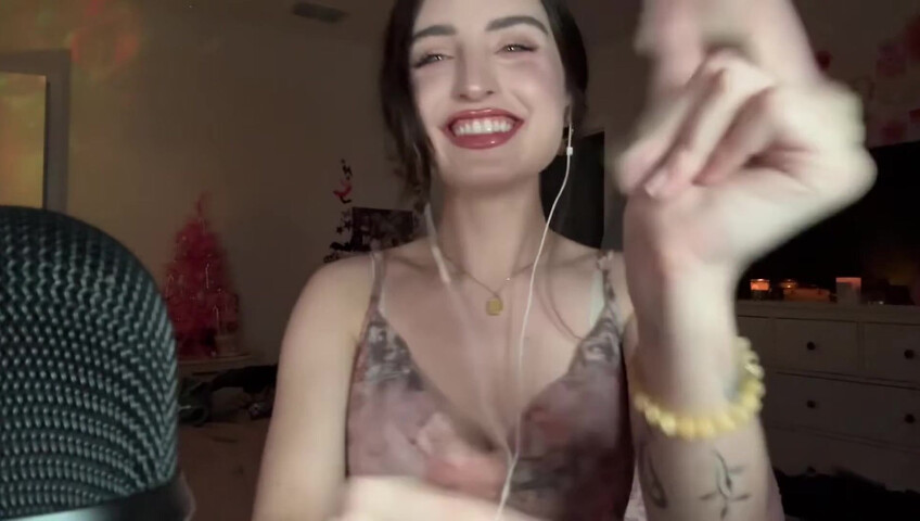 beebee asmr - ASMR - Collarbone Tapping, Hand Sounds, Mouth Sounds, Rambling