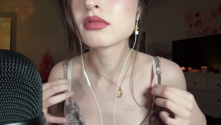 beebee asmr - ASMR - Collarbone Tapping, Hand Sounds, Mouth Sounds, Rambling