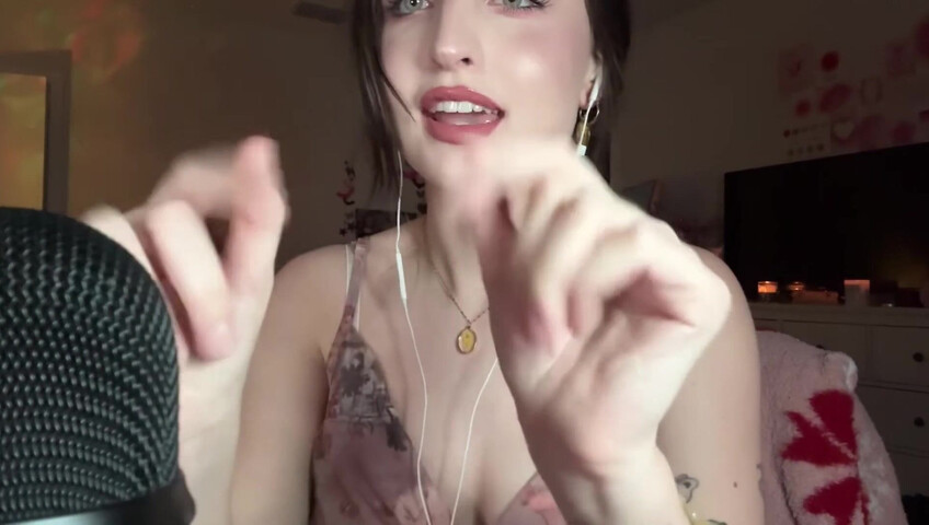 beebee asmr - ASMR - Collarbone Tapping, Hand Sounds, Mouth Sounds, Rambling