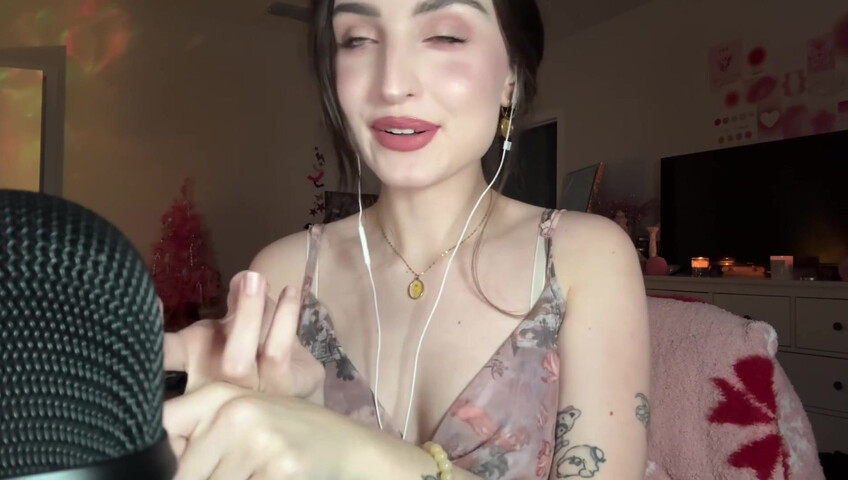beebee asmr - ASMR - Collarbone Tapping, Hand Sounds, Mouth Sounds, Rambling