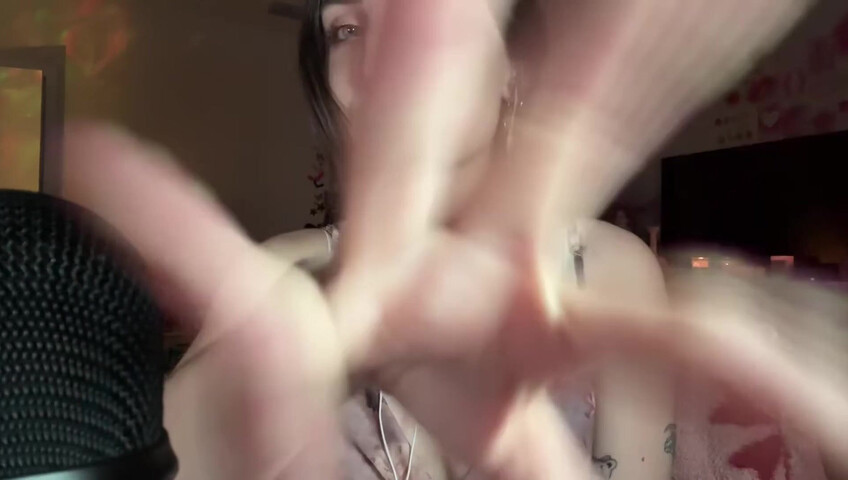 beebee asmr - ASMR - Collarbone Tapping, Hand Sounds, Mouth Sounds, Rambling