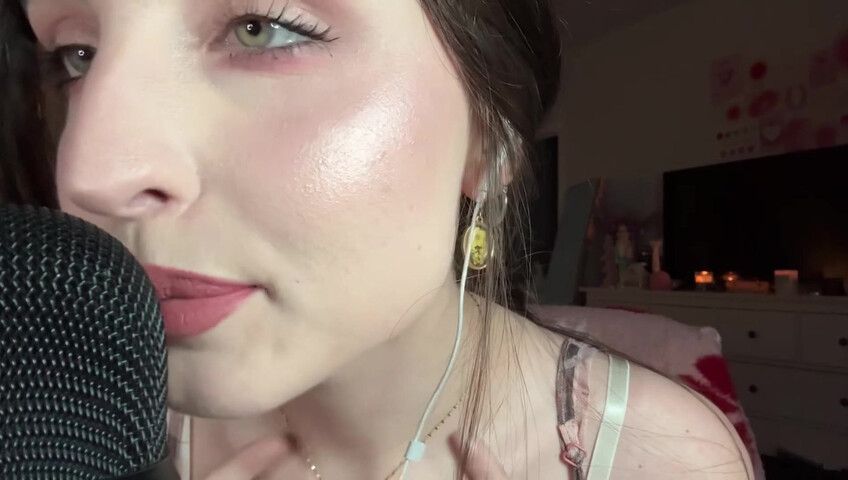 beebee asmr - ASMR - Collarbone Tapping, Hand Sounds, Mouth Sounds, Rambling