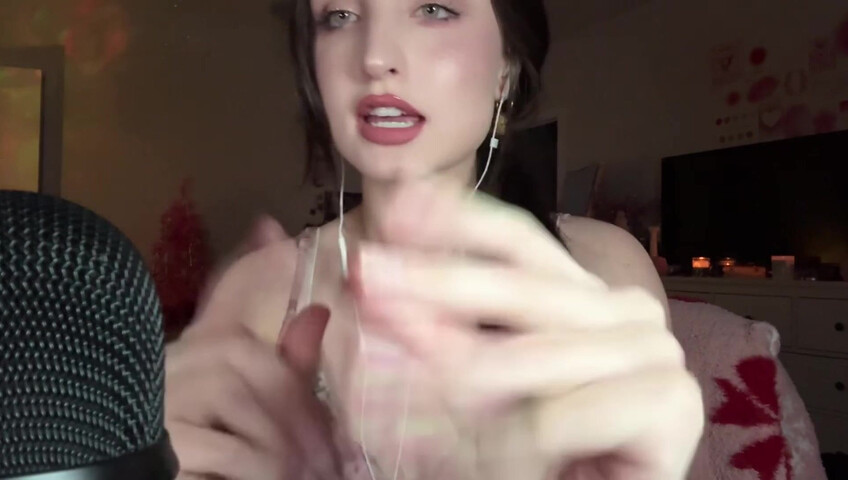 beebee asmr - ASMR - Collarbone Tapping, Hand Sounds, Mouth Sounds, Rambling
