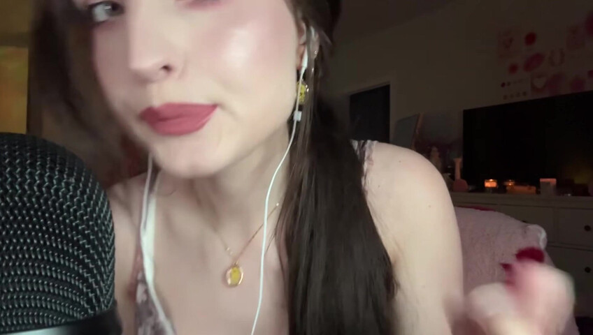 beebee asmr - ASMR - Collarbone Tapping, Hand Sounds, Mouth Sounds, Rambling