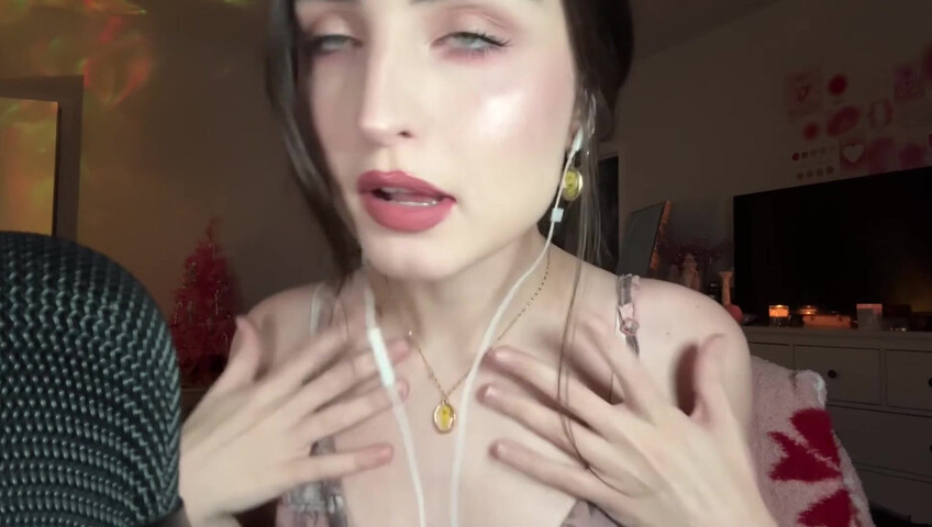 beebee asmr - ASMR - Collarbone Tapping, Hand Sounds, Mouth Sounds, Rambling