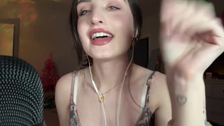 beebee asmr - ASMR - Collarbone Tapping, Hand Sounds, Mouth Sounds, Rambling