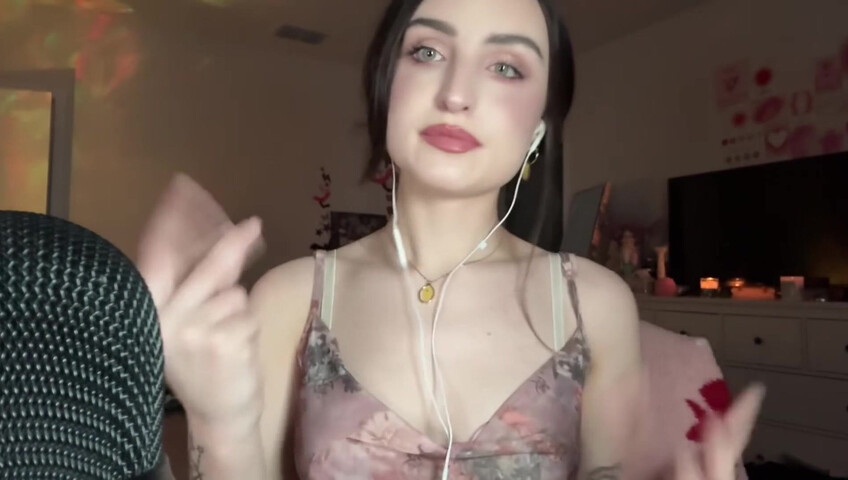 beebee asmr - ASMR - Collarbone Tapping, Hand Sounds, Mouth Sounds, Rambling