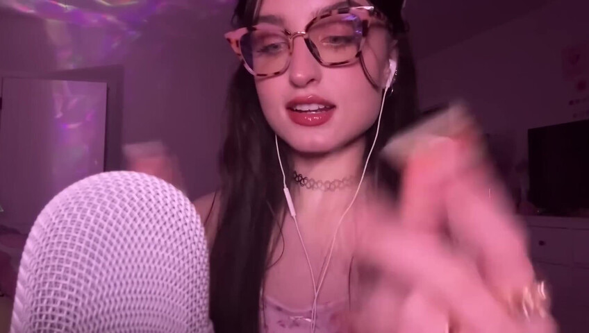 beebee asmr - Upclose Kisses, “You’re Loved” Affirmations, Mouth Sounds