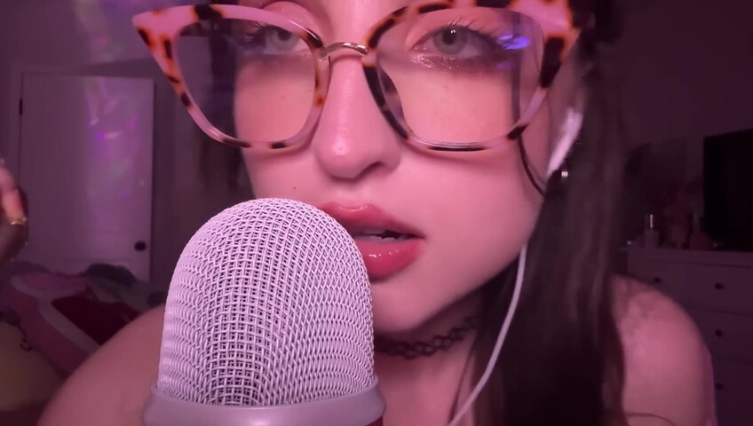 beebee asmr - Upclose Kisses, “You’re Loved” Affirmations, Mouth Sounds