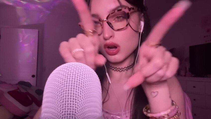 beebee asmr - Upclose Kisses, “You’re Loved” Affirmations, Mouth Sounds