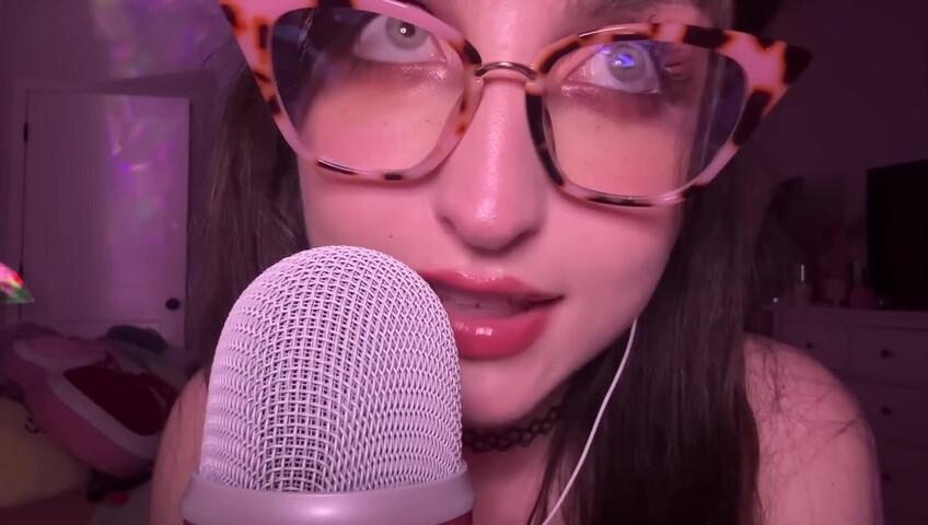 beebee asmr - Upclose Kisses, “You’re Loved” Affirmations, Mouth Sounds