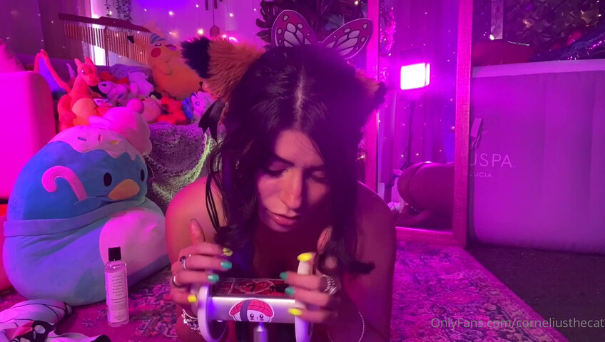 corneliusthecat ASMR Ear Licking and Spanks