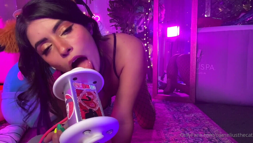 corneliusthecat ASMR Ear Licking and Spanks